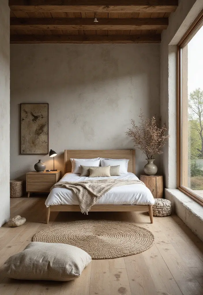 30 Green Minimalist Bedroom Ideas That Feel Relaxing 22 30 Green Minimalist Bedroom Ideas That Feel Relaxing - 22. Outdoor Elements