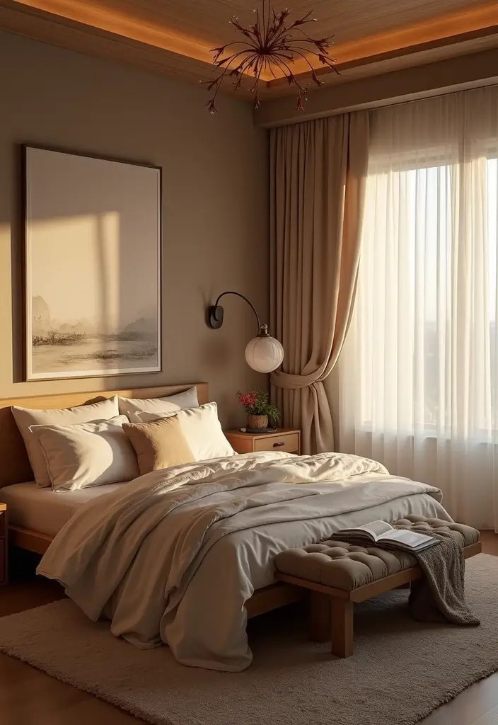 30 Green Minimalist Bedroom Ideas That Feel Relaxing 23 30 Green Minimalist Bedroom Ideas That Feel Relaxing - 23. Serene Soundscapes