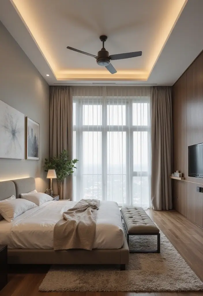 30 Green Minimalist Bedroom Ideas That Feel Relaxing 24 30 Green Minimalist Bedroom Ideas That Feel Relaxing - 24. Integrating Technology Wisely