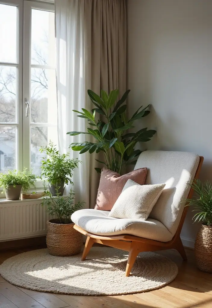 30 Green Minimalist Bedroom Ideas That Feel Relaxing 25 30 Green Minimalist Bedroom Ideas That Feel Relaxing - 25. Crafting a Reading Nook