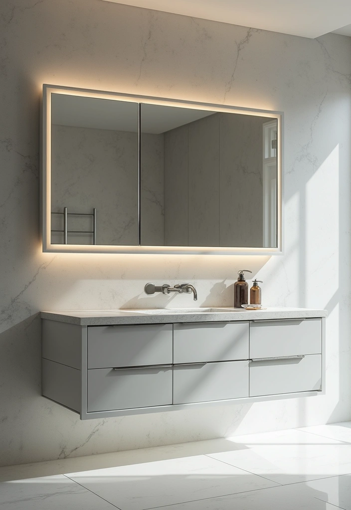30 Minimalist Bathroom Vanity Ideas That Save Space 9 30 Minimalist Bathroom Vanity Ideas That Save Space - 9. Transparent Vanity Designs
