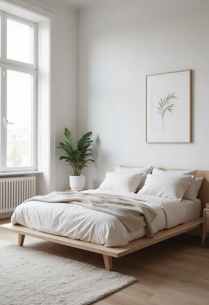 30 Minimalist Bedroom Designs for Every Style 1 30 Minimalist Bedroom Designs for Every Style - 1. Scandinavian Sleekness