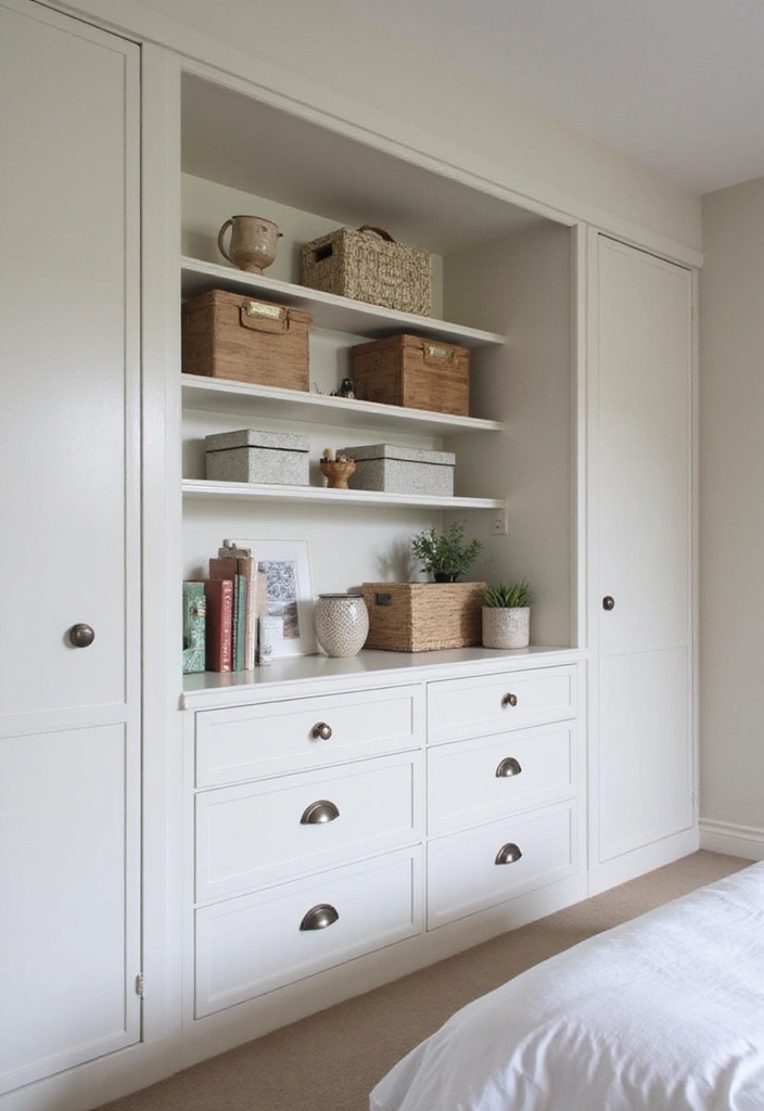 30 Minimalist Bedroom Designs for Every Style 14 30 Minimalist Bedroom Designs for Every Style - 14. Clever Storage Solutions