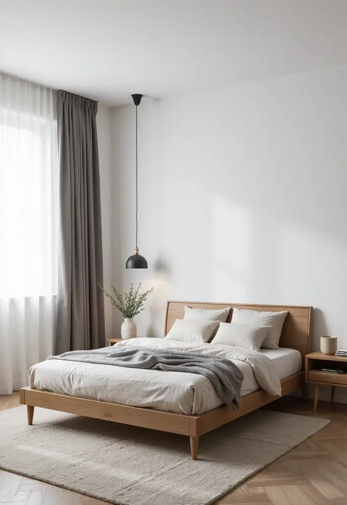 30 Minimalist Bedroom Designs for Every Style 18 30 Minimalist Bedroom Designs for Every Style - 18. Stylish Bed Frames