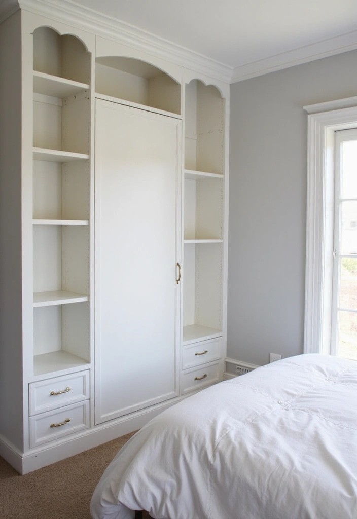 30 Minimalist Bedroom Designs for Every Style 29 30 Minimalist Bedroom Designs for Every Style - 29. Custom Built-ins