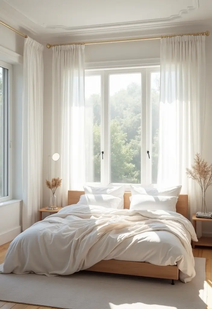 30 Minimalist Bedroom Designs for Every Style 3 30 Minimalist Bedroom Designs for Every Style - 3. Bright and Airy Spaces