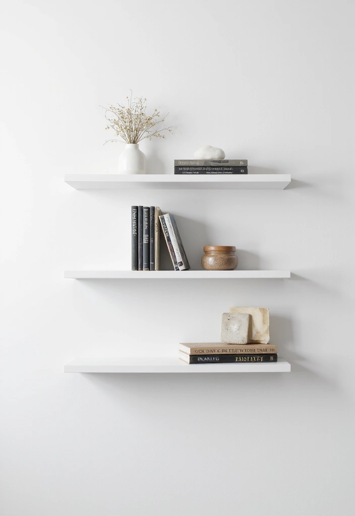 30 Minimalist Bookshelf Ideas That Look Modern 1 30 Minimalist Bookshelf Ideas That Look Modern - 1. Floating Shelves