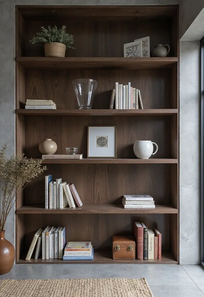 30 Minimalist Bookshelf Ideas That Look Modern 19 30 Minimalist Bookshelf Ideas That Look Modern - 19. Multi-Tiered Bookshelves