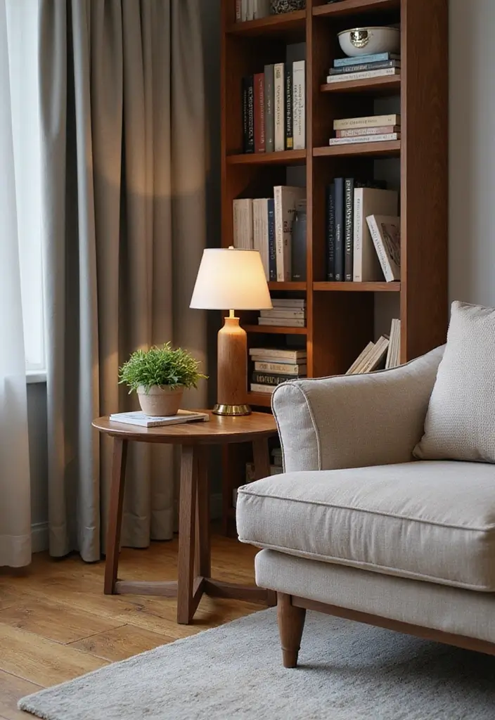 30 Minimalist Bookshelf Ideas That Look Modern 20 30 Minimalist Bookshelf Ideas That Look Modern - 20. Side Table Bookshelves