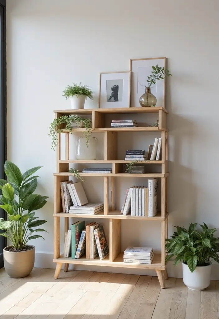 30 Minimalist Bookshelf Ideas That Look Modern 23 30 Minimalist Bookshelf Ideas That Look Modern - 23. Stackable Bookshelves