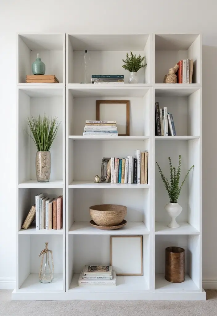 30 Minimalist Bookshelf Ideas That Look Modern 4 30 Minimalist Bookshelf Ideas That Look Modern - 4. Minimalist Cube Units