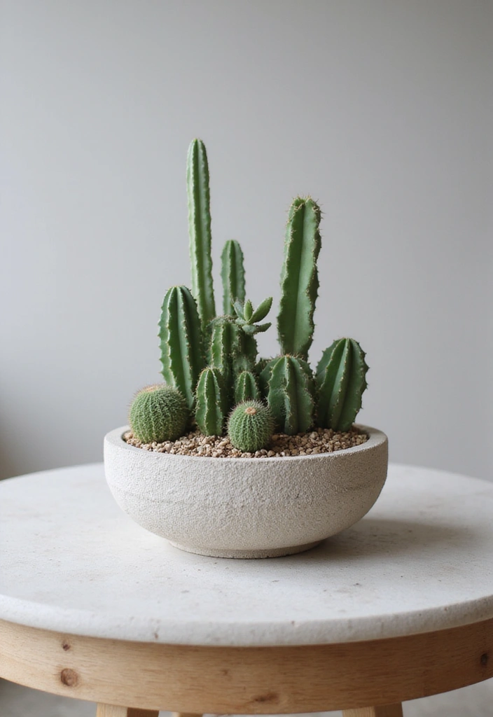30 Minimalist Centerpiece Ideas for Simple Elegance 14 30 Minimalist Centerpiece Ideas for Simple Elegance - 14. Minimalist Stone Planters
