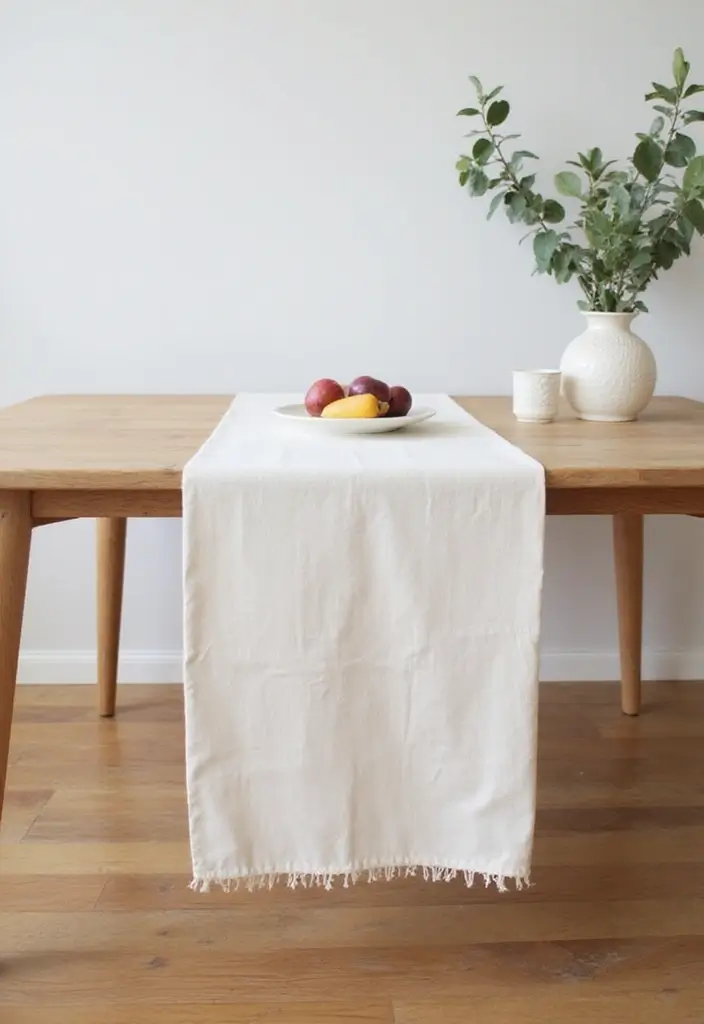 30 Minimalist Centerpiece Ideas for Simple Elegance 22 30 Minimalist Centerpiece Ideas for Simple Elegance - 22. Simple Fabric Centerpiece