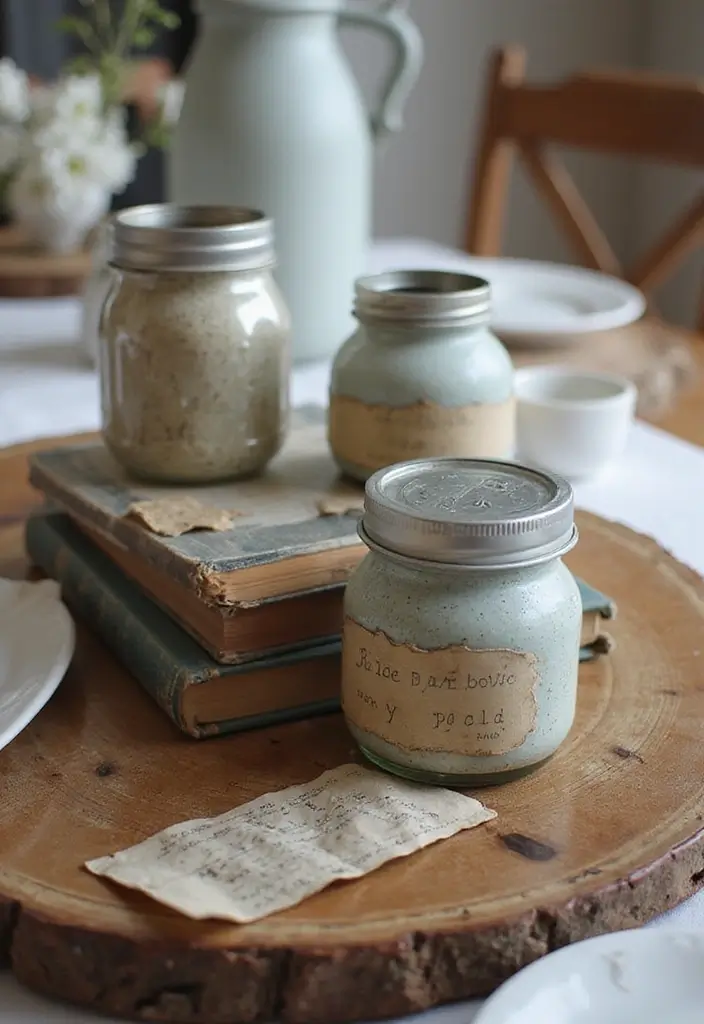 30 Minimalist Centerpiece Ideas for Simple Elegance 24 30 Minimalist Centerpiece Ideas for Simple Elegance - 24. Vintage Finds
