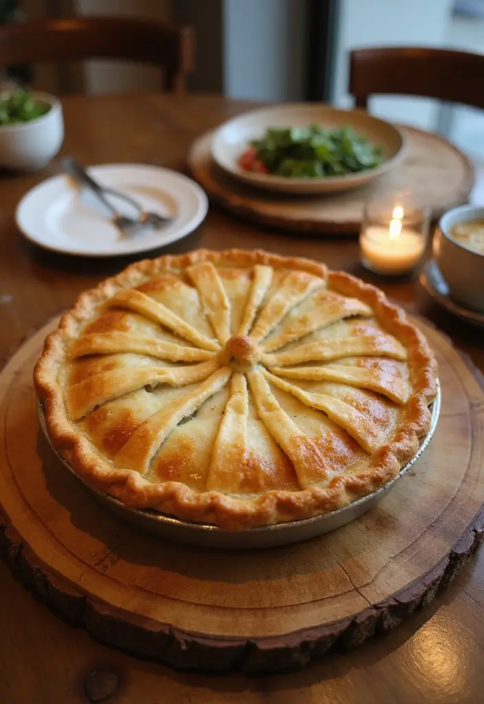 30 Minimalist Centerpiece Ideas for Simple Elegance 29 30 Minimalist Centerpiece Ideas for Simple Elegance - 29. Simple Pie Display