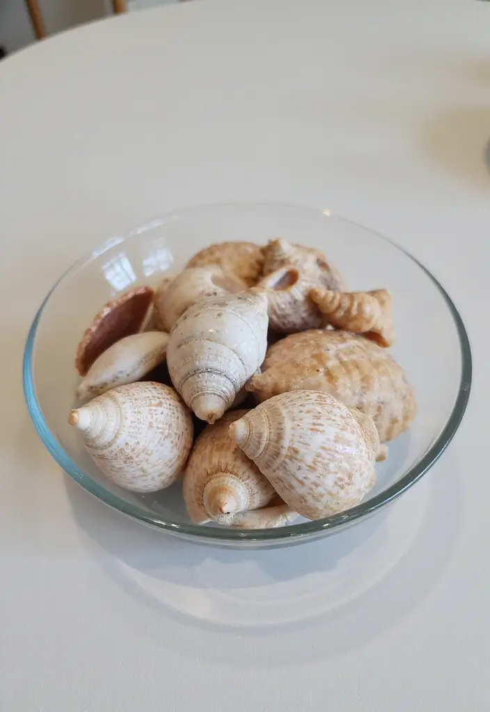 30 Minimalist Centerpiece Ideas for Simple Elegance 30 30 Minimalist Centerpiece Ideas for Simple Elegance - 30. Simple Shell Collection