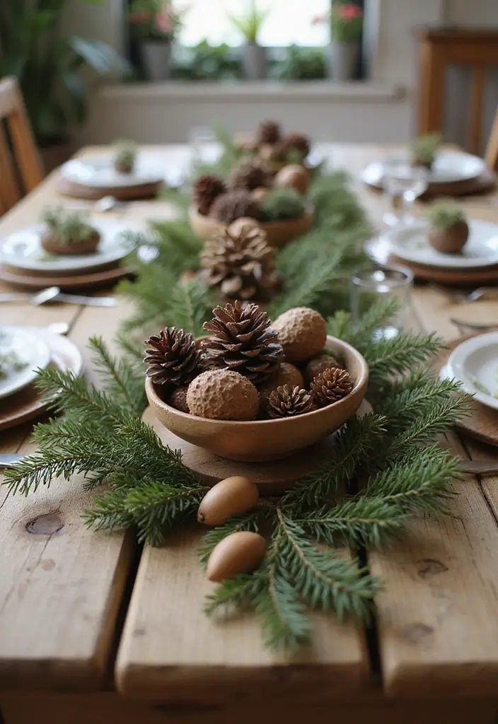 30 Minimalist Christmas Decor Ideas You’ll Love 1 30 Minimalist Christmas Decor Ideas You’ll Love - 1. Nature-Inspired Centerpieces