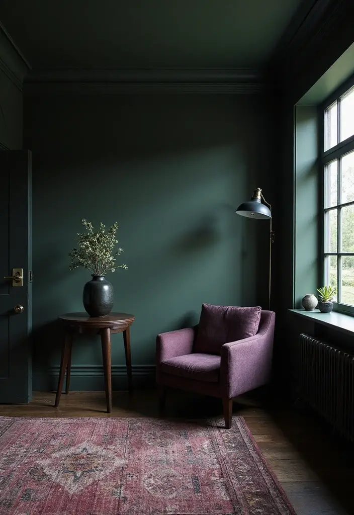 30 Minimalist Goth Decor Ideas That Look Unique 15 30 Minimalist Goth Decor Ideas That Look Unique - 15. Dark Color Palette