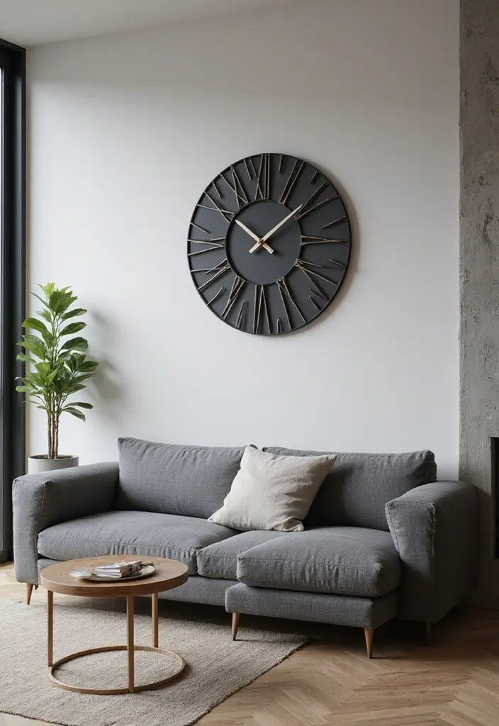 30 Minimalist Goth Decor Ideas That Look Unique 16 30 Minimalist Goth Decor Ideas That Look Unique - 16. Artistic Clocks
