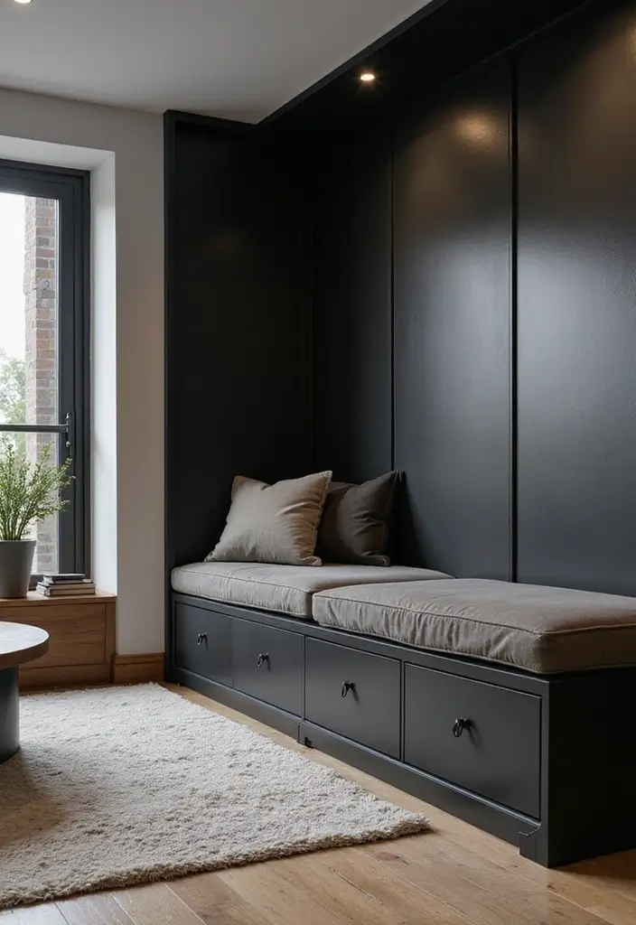 30 Minimalist Goth Decor Ideas That Look Unique 20 30 Minimalist Goth Decor Ideas That Look Unique - 20. Hidden Storage Solutions