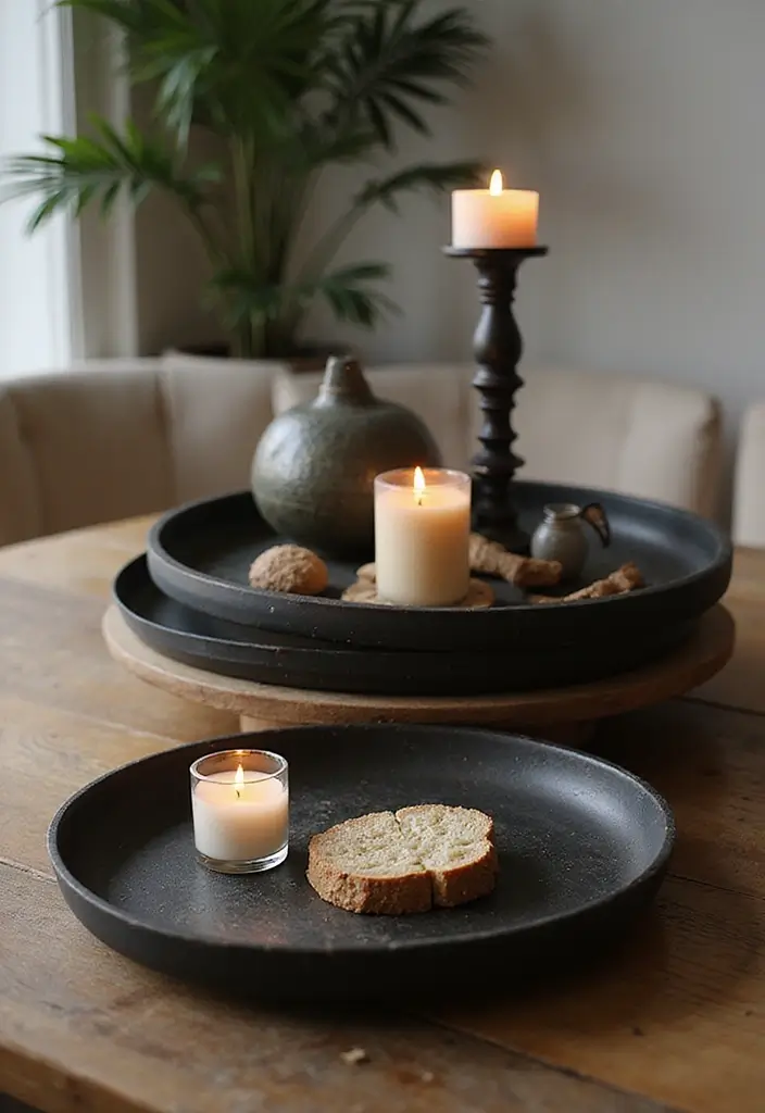 30 Minimalist Goth Decor Ideas That Look Unique 23 30 Minimalist Goth Decor Ideas That Look Unique - 23. Decorative Trays