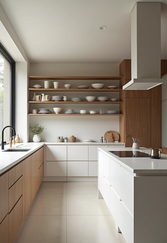 30 Minimalist Indian Home Ideas That Blend Culture and Style - 15. Minimalist Kitchen Concepts
