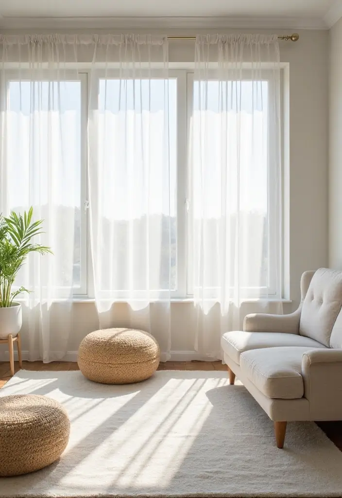 30 Minimalist Indian Home Ideas That Blend Culture and Style - 17. Light, Airy Spaces