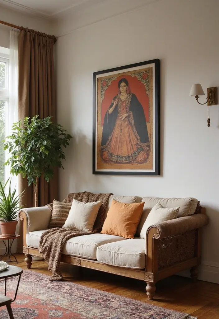 30 Minimalist Indian Home Ideas That Blend Culture and Style - 26. Balancing Old with New