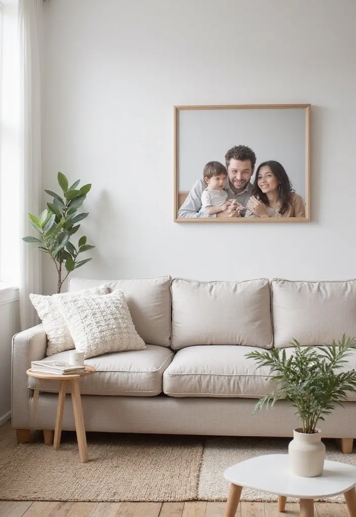 30 Minimalist Indian Home Ideas That Blend Culture and Style - 30. Embracing Personal Sentiments