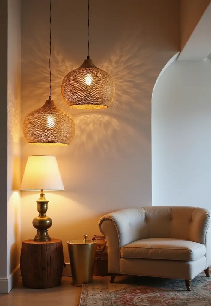 30 Minimalist Indian Home Ideas That Blend Culture and Style - 6. Minimalist Lighting Fixtures