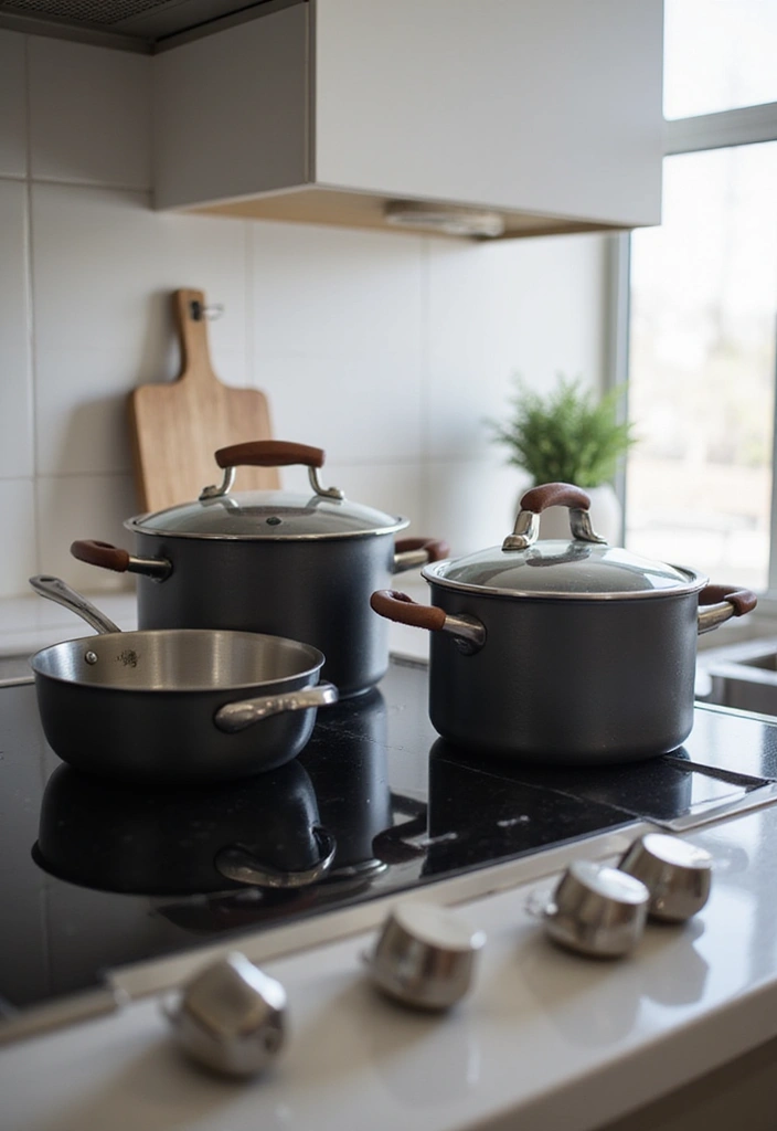 30 Minimalist Kitchen Essentials You Actually Need 10 30 Minimalist Kitchen Essentials You Actually Need - 10. Stylish Pot and Pan Set