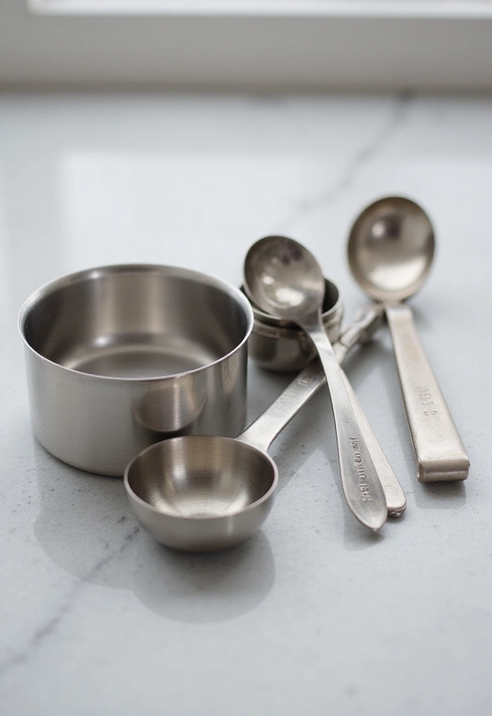 30 Minimalist Kitchen Essentials You Actually Need 17 30 Minimalist Kitchen Essentials You Actually Need - 17. Simple Measuring Cups and Spoons