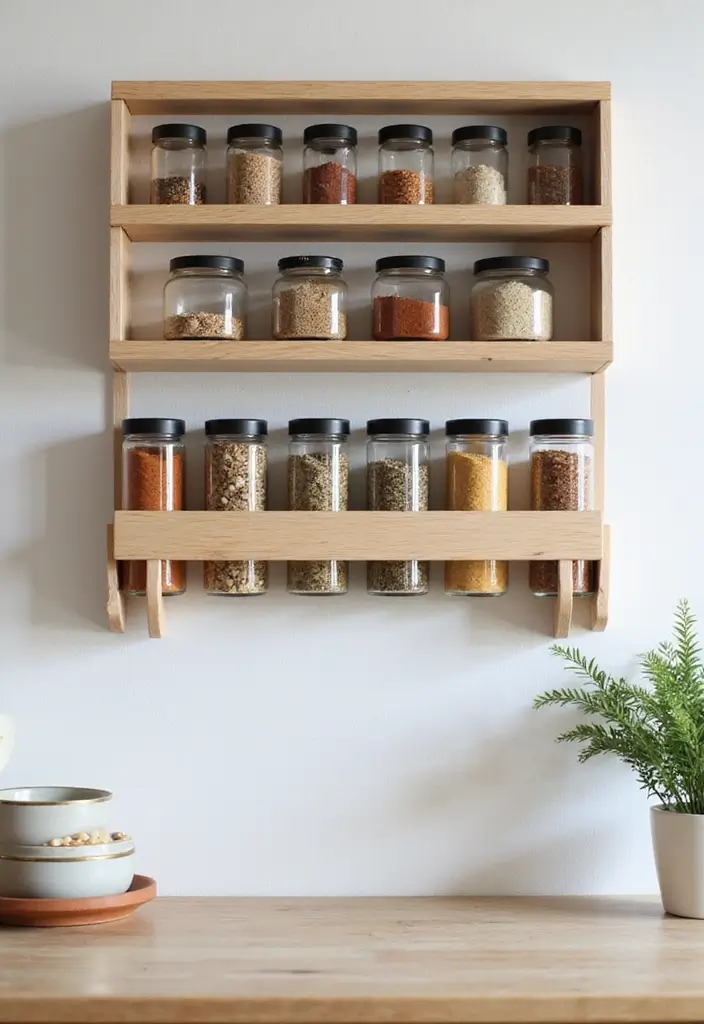 30 Minimalist Kitchen Essentials You Actually Need 23 30 Minimalist Kitchen Essentials You Actually Need - 23. Minimalist Spice Rack