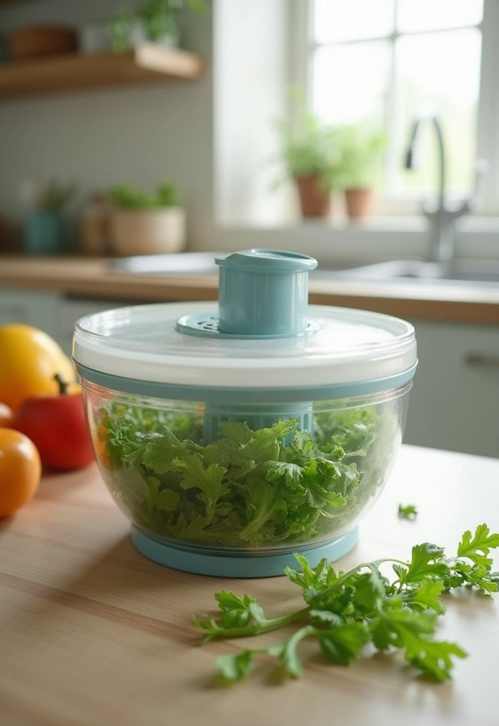30 Minimalist Kitchen Essentials You Actually Need 29 30 Minimalist Kitchen Essentials You Actually Need - 29. Simple Salad Spinner