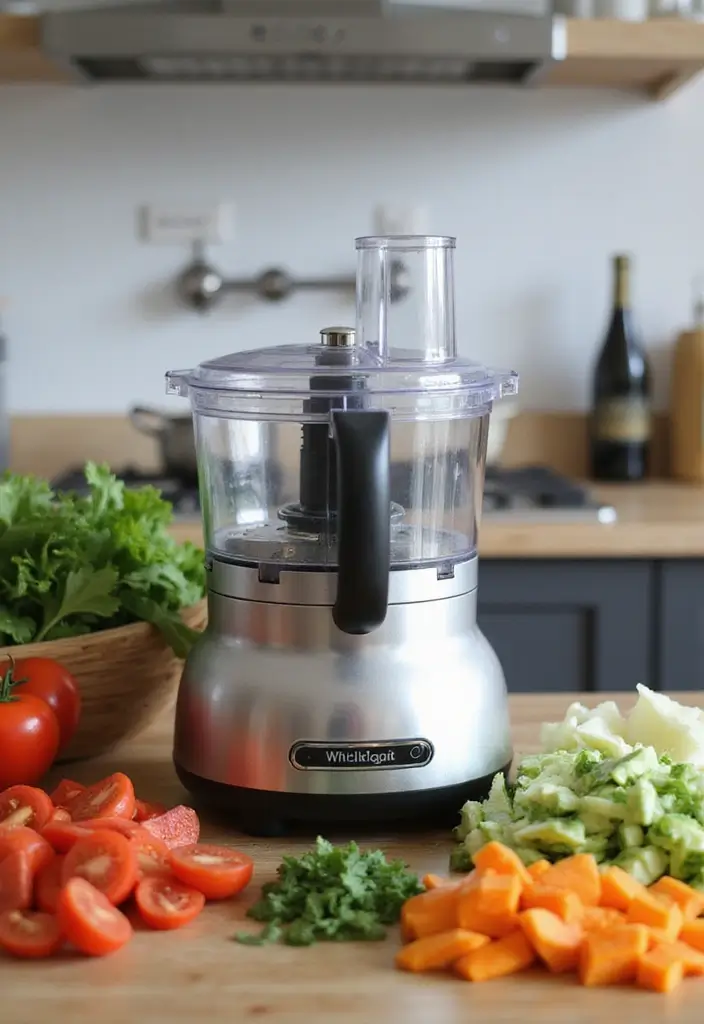 30 Minimalist Kitchen Essentials You Actually Need 8 30 Minimalist Kitchen Essentials You Actually Need - 8. Compact Food Processor