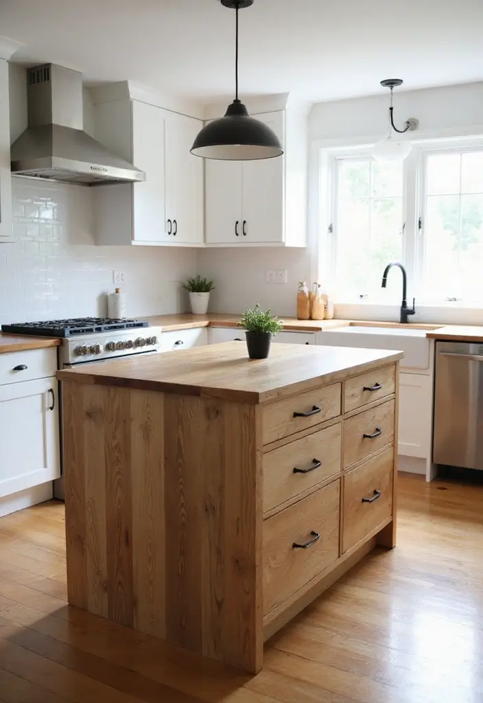 30 Minimalist Kitchen Island Ideas That Feel Sleek 25 30 Minimalist Kitchen Island Ideas That Feel Sleek - 25. Minimalist Farmhouse Island