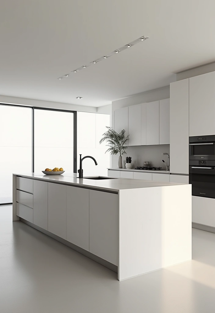 30 Minimalist Kitchen Island Ideas That Feel Sleek 27 30 Minimalist Kitchen Island Ideas That Feel Sleek - 27. Minimalist Island with a Seamless Design