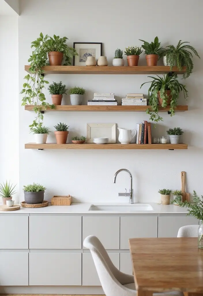 30 Minimalist List Ideas for a Simple Lifestyle 2 30 Minimalist List Ideas for a Simple Lifestyle - 2. Embrace Open Shelving