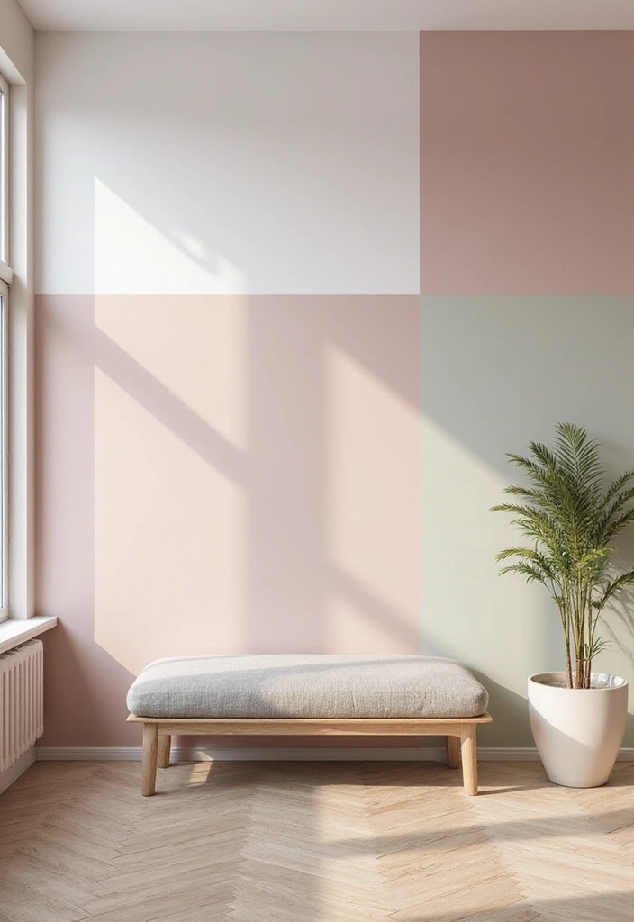 30 Minimalist Wall Decor Ideas That Transform a Room 10 30 Minimalist Wall Decor Ideas That Transform a Room - 10. Simple Color Blocks