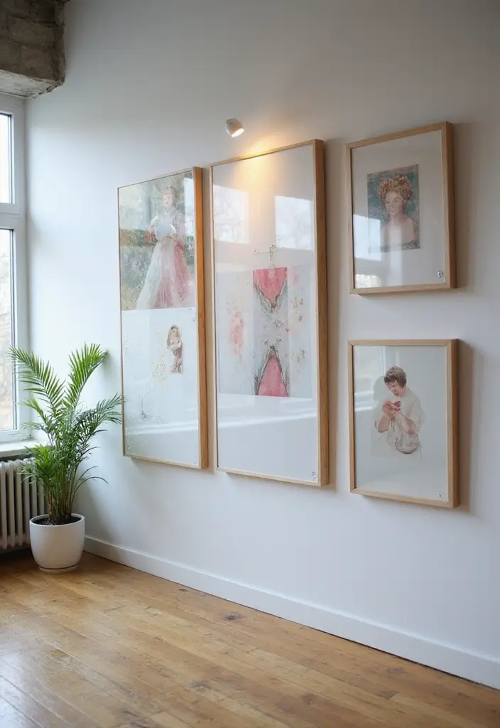 30 Minimalist Wall Decor Ideas That Transform a Room 11 30 Minimalist Wall Decor Ideas That Transform a Room - 11. Floating Art Displays