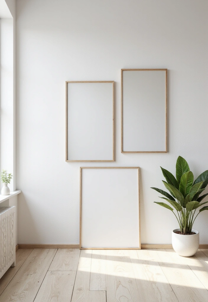 30 Minimalist Wall Decor Ideas That Transform a Room 16 30 Minimalist Wall Decor Ideas That Transform a Room - 16. Simple Framed Mirrors
