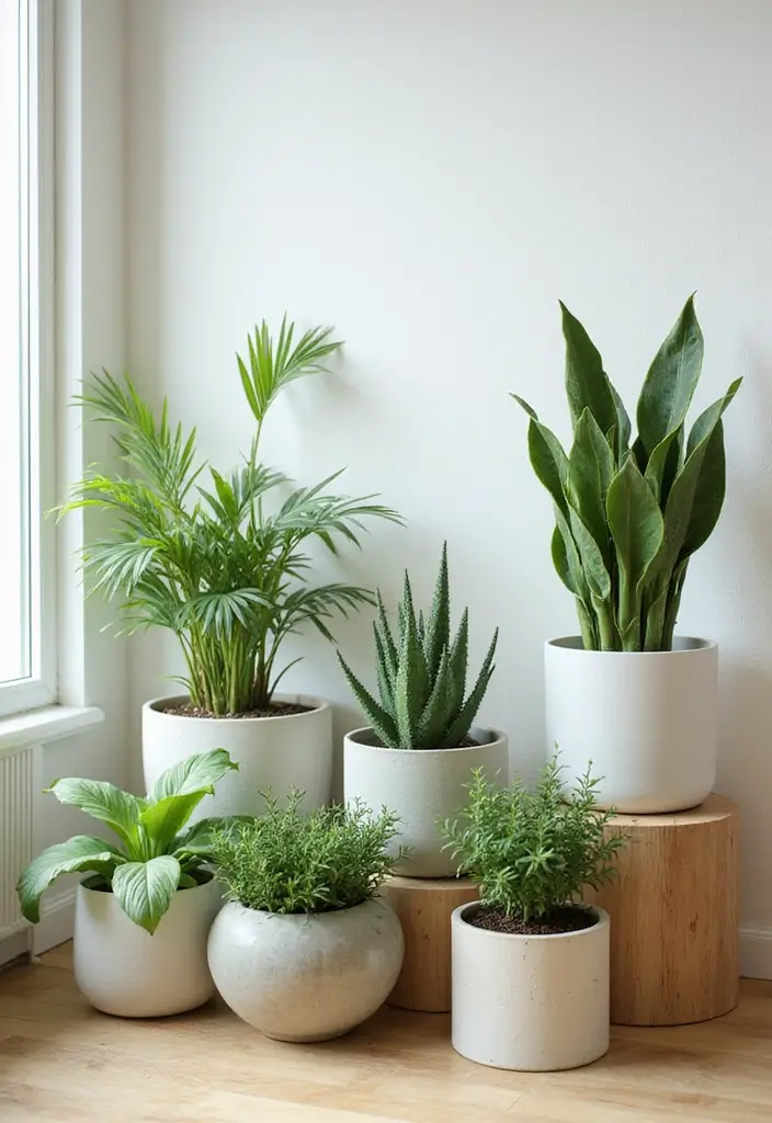 30 Minimalist Wall Decor Ideas That Transform a Room 22 30 Minimalist Wall Decor Ideas That Transform a Room - 22. Artful Plant Displays