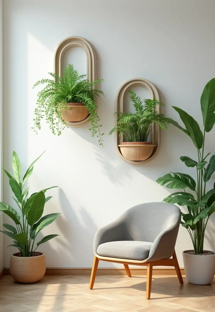 30 Minimalist Wall Decor Ideas That Transform a Room 28 30 Minimalist Wall Decor Ideas That Transform a Room - 28. Elegant Wall Planters
