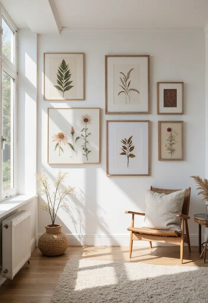 30 Minimalist Wall Decor Ideas That Transform a Room 3 30 Minimalist Wall Decor Ideas That Transform a Room - 3. Nature-Inspired Accents