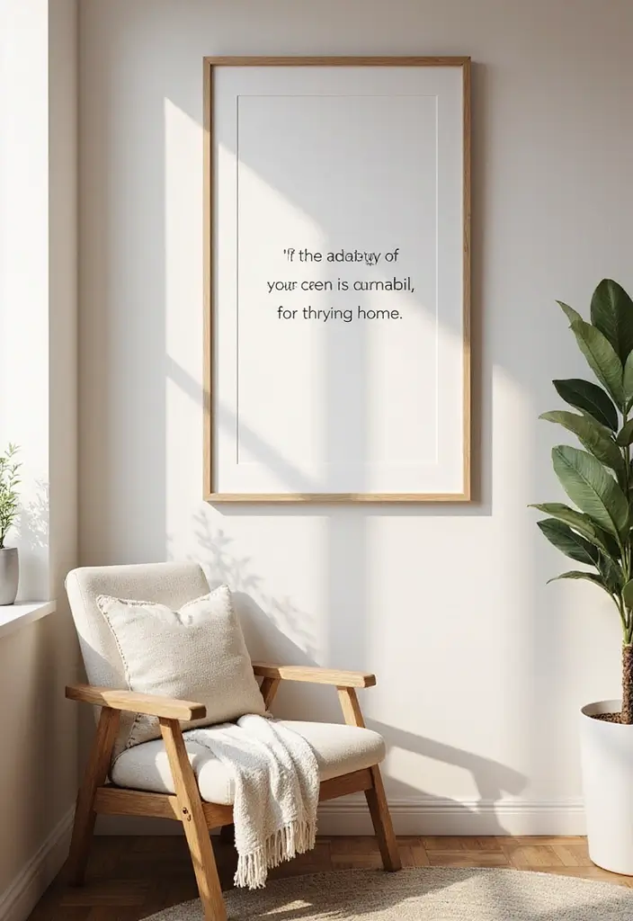 30 Minimalist Wall Decor Ideas That Transform a Room 4 30 Minimalist Wall Decor Ideas That Transform a Room - 4. Minimalist Quotes