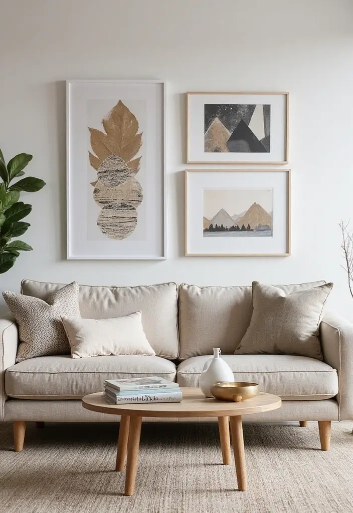 30 Minimalist Wall Decor Ideas That Transform a Room 6 30 Minimalist Wall Decor Ideas That Transform a Room - 6. Geometric Shapes