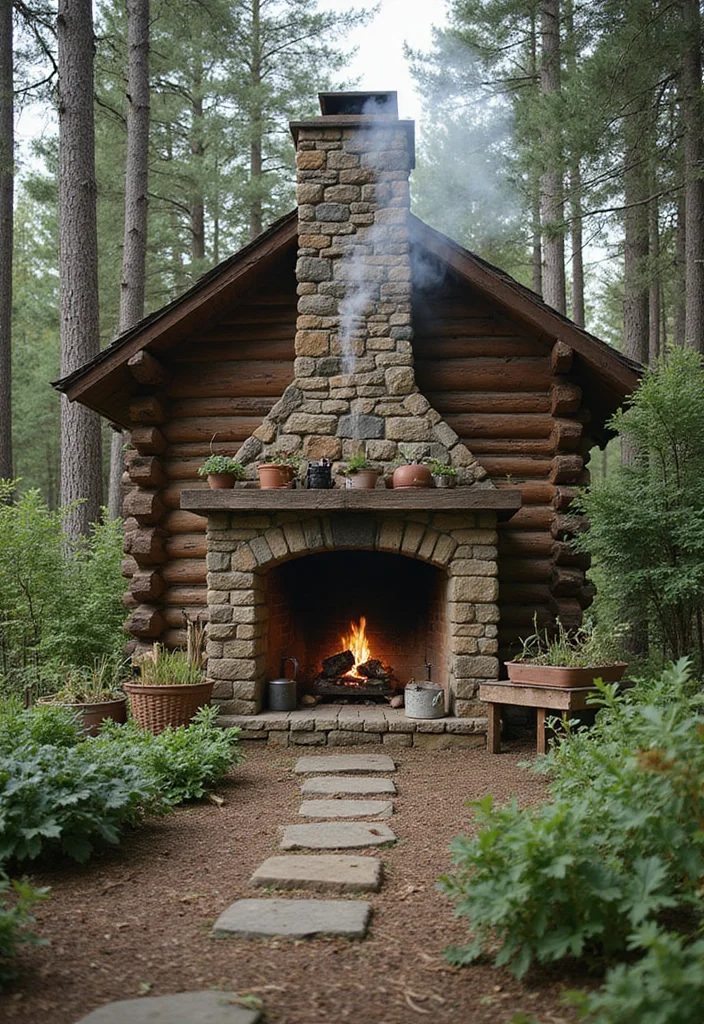 10 Backyard Cabin Ideas for a Cozy Retreat Space - 1. Rustic Log Cabin Retreat