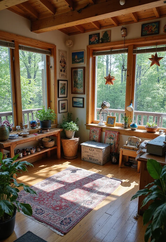 10 Backyard Cabin Ideas for a Cozy Retreat Space - 5. Artistic Studio Cabin