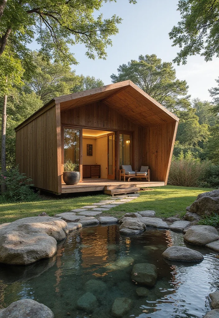 10 Backyard Cabin Ideas for a Cozy Retreat Space - 7. Yoga and Meditation Cabin