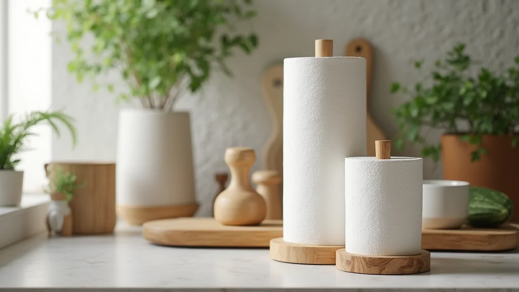 10 Kitchen Paper Towel Holder Ideas for Handy Clean Counters